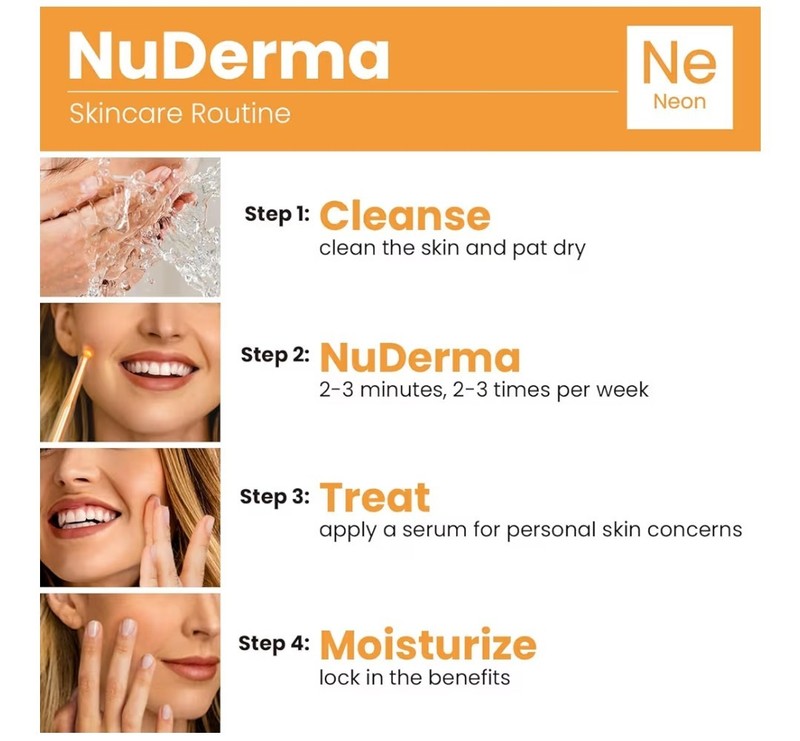 Pure Daily Care NuDerma Professional Neon & Argon 6 wands Anti Aging-NEW gallery