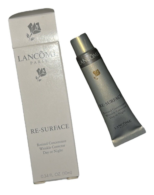 LANCOME RE-SURFACE RETINOL CONCENTRATE WRINKLE CORRECTOR DAY OR NIGHT 0.34 OZ