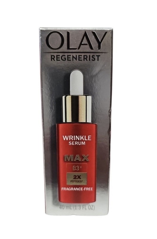 Olay Regenerist 2x Peptides Anti-Wrinkle Serum Max B3+ Fragrance-Free