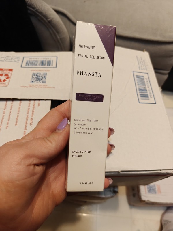 ZX3- Phansta Anti Aging Facial Gel Serum 1.076oz Smoothes Fine Lines & Texture gallery