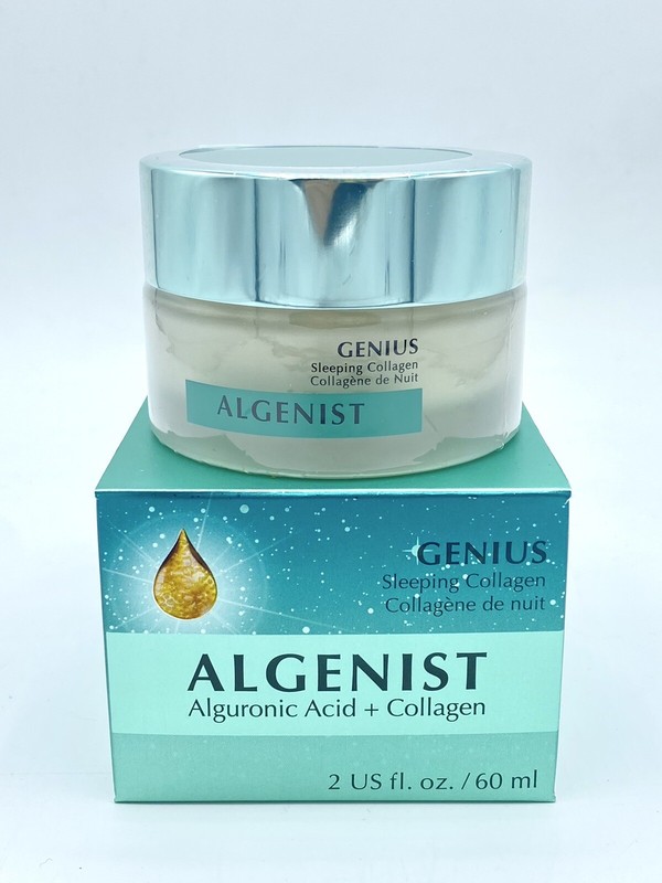 Algenist Genius Sleeping Collagen Night Cream w/ Alguronic Acid 60ml 2oz Large