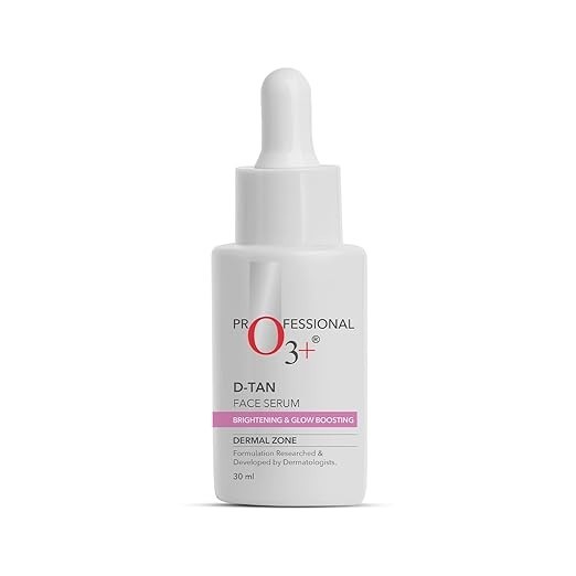 O3+ D-Tan Face Serum with Niacinamide,Glycolic Acid&Mulberry Extract forTan Remo