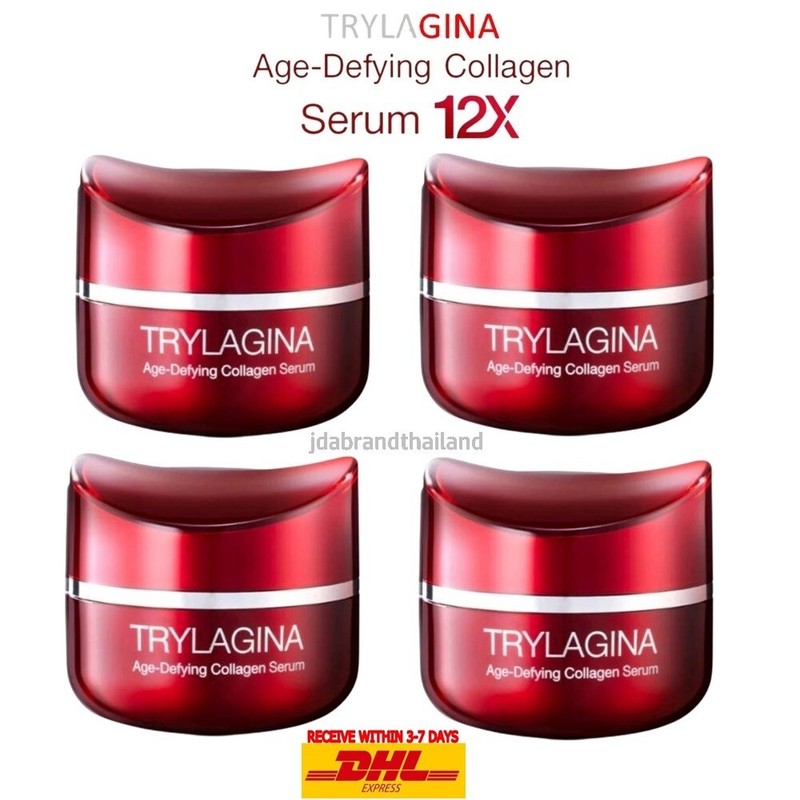 4Box 30g. TRYLAGINA Age – Defying Collagen Serum 12X 5D Matrixcolla Anti-Wrinkle