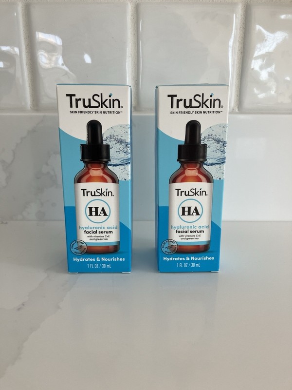 2 TruSkin HA Facial Serum 1 fl oz – Hyaluronic Acid With Vitamins C & E For Face