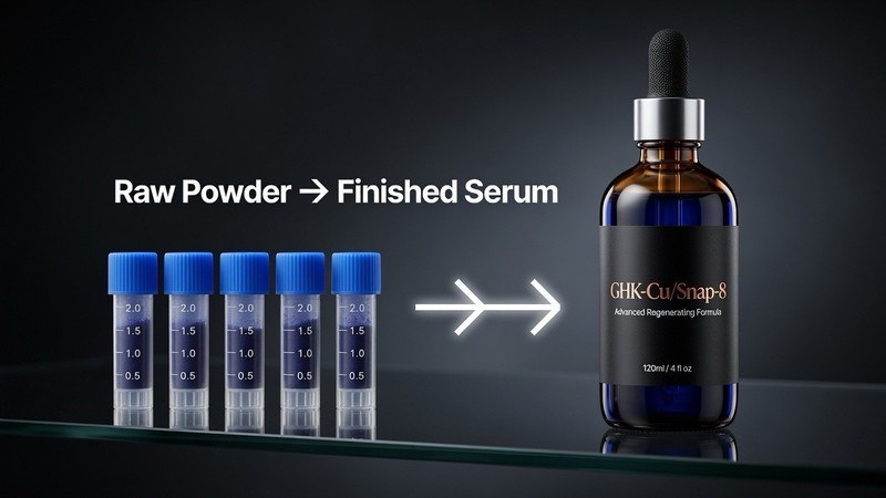 GHK-Cu Raw Powder 1 Gram. 99% Purity for DIY Facial Serums, Moisturizers + more gallery