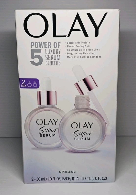Olay Super Serum Power of 5 Luxury Serums Pack of 2 Clinically Tested & Proven