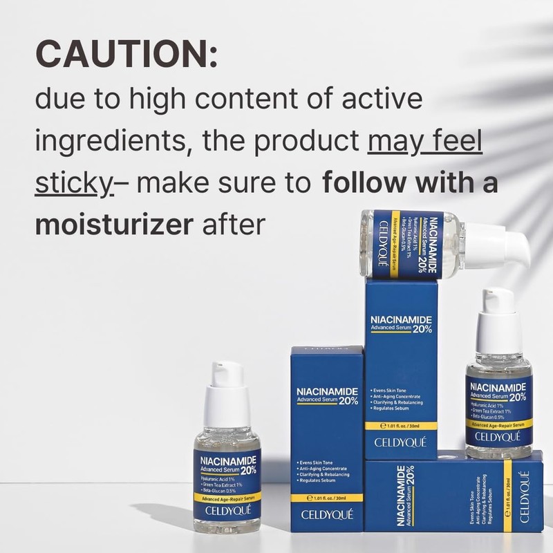Serum Niacinamide 20% Hyaluronic Acid 1% Green Tea Extract Pore Minimizer gallery