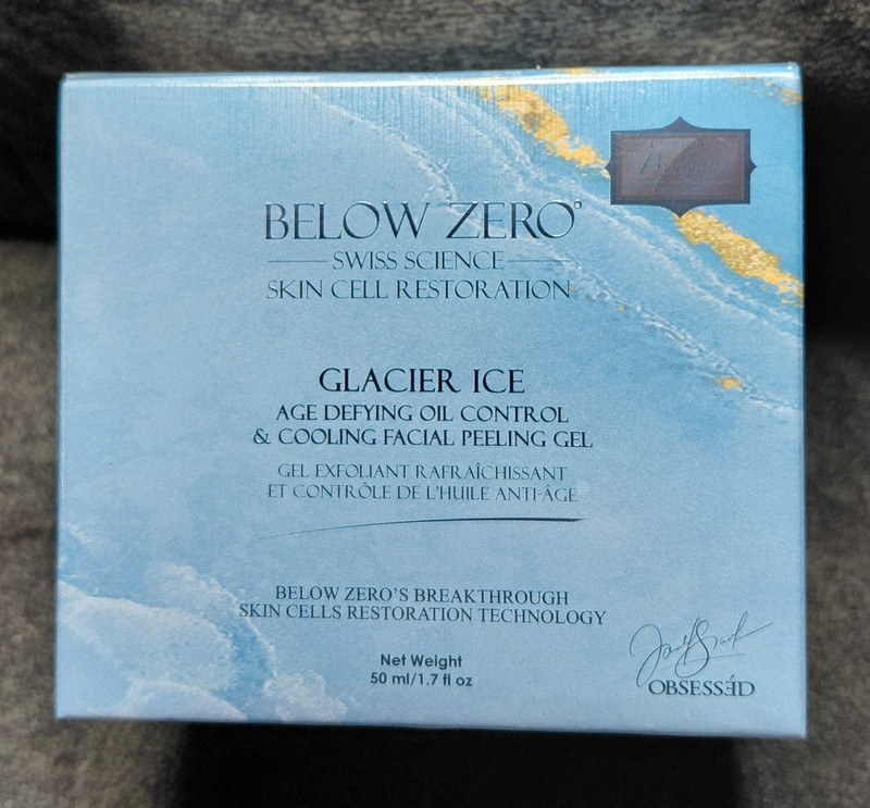 Below Zero Age-Defying Oil Control Cooling Facial Exfoliant Gel 50ml