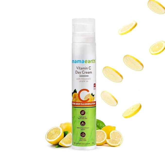 Mamaearth Vitamin C Day and Night Cream Combo - 50gm + 50gm gallery