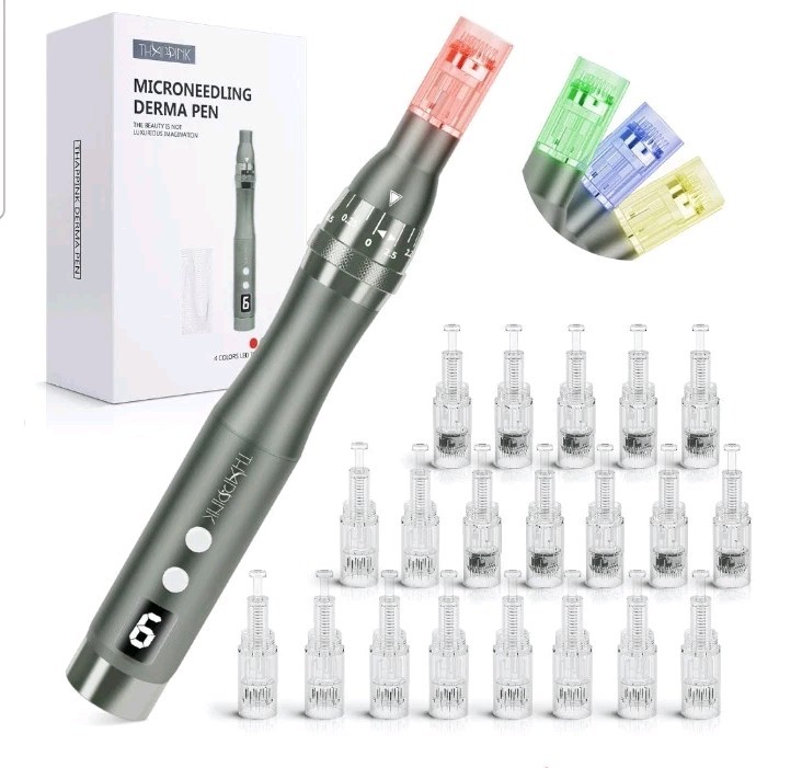 36 Pin Nano Therapy Pen Wrinkle Removal Skin Rejuvenation Machine Kit