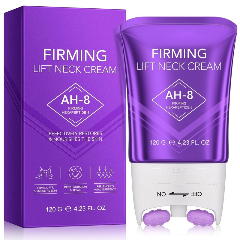 AH-8 Firming Neck Cream with Unique Roller Design for Youthful Skin - 4.23 Oz gallery