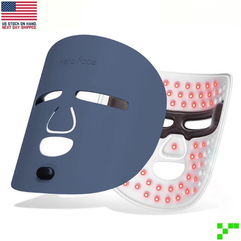 332 LED Face Mask Red Light Therapy Face Mask Skin Care Blue Amber Near Infrared