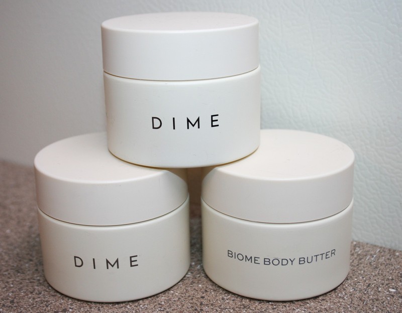 3 x DIME Biome Body Butter 2 oz /60 mL Large Travel Size = 6oz total moisturizer