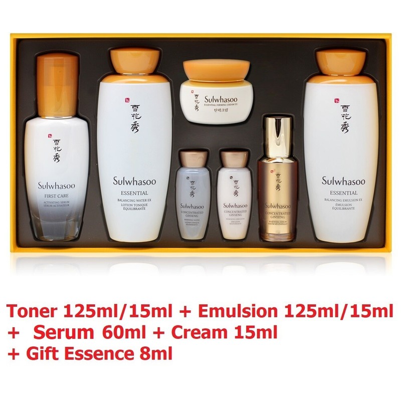 Sulwhasoo Toner + Emulsion + Serum SET+4ea GIFT Anti aging Moisture EXPRESS SHIP