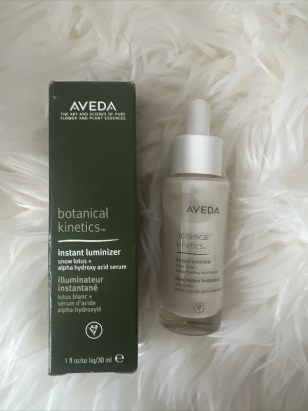 AVEDA BOTANICAL KINETICS LUMINIZER SNOW LOTUS+ACID SERUM 1.0 Oz/30ml Authentic