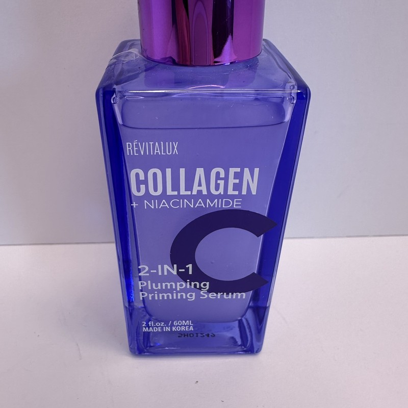 Revitalux Collagen+Niacinamide 2-in-1 Plumping Priming Serum Exp 2027 ~2 fl NEW
