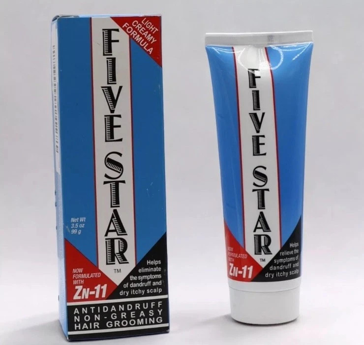 Five Star Anti Dandruff Non Greasy Hair Grooming 3.5 oz