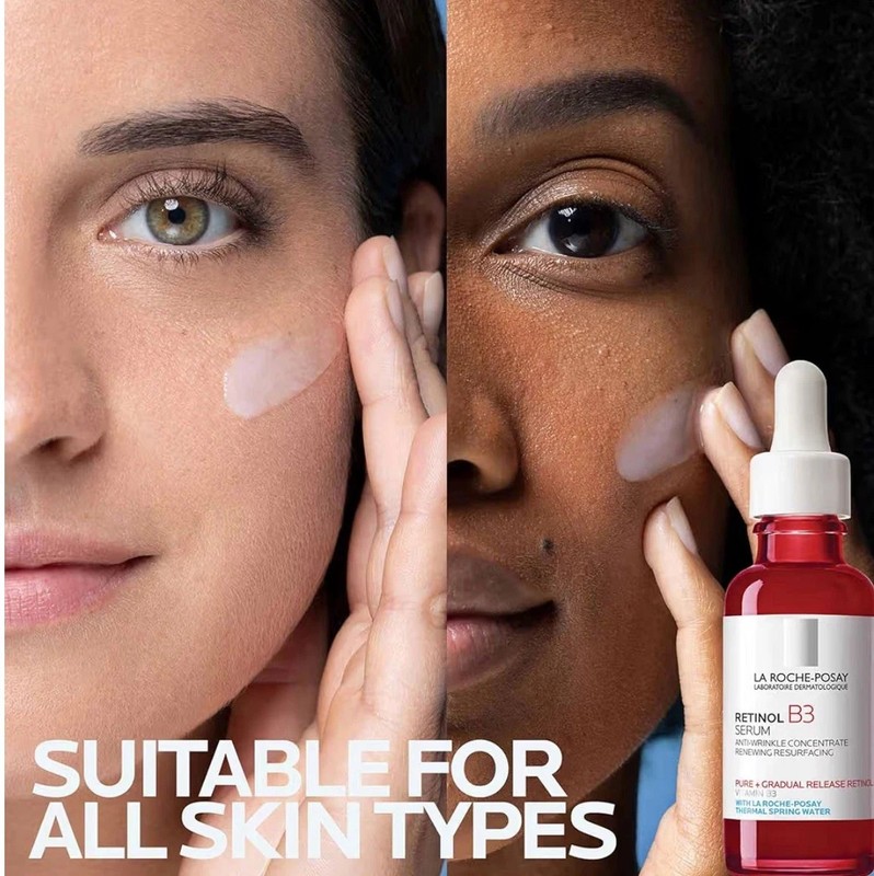 La Roche Posay Retinol Serum B3 Anti-Wrinkle Concentrate 1 Oz Pack of 2 gallery
