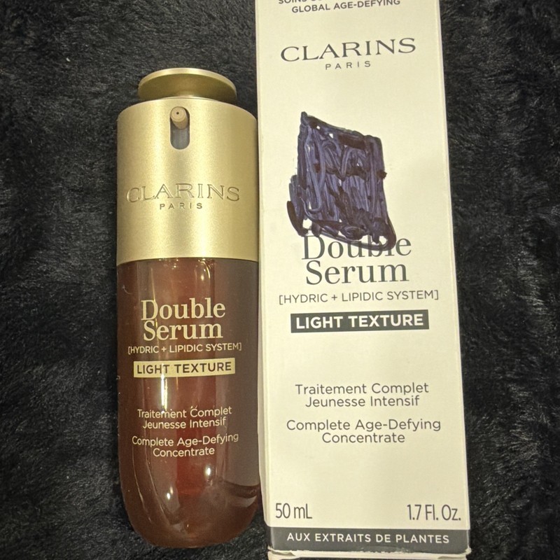 CLARINS DOUBLE SERUM HYDRIC + LIPIDIC SYSTEM 50 1.7 oz LIGHT TEXTURE Authentic