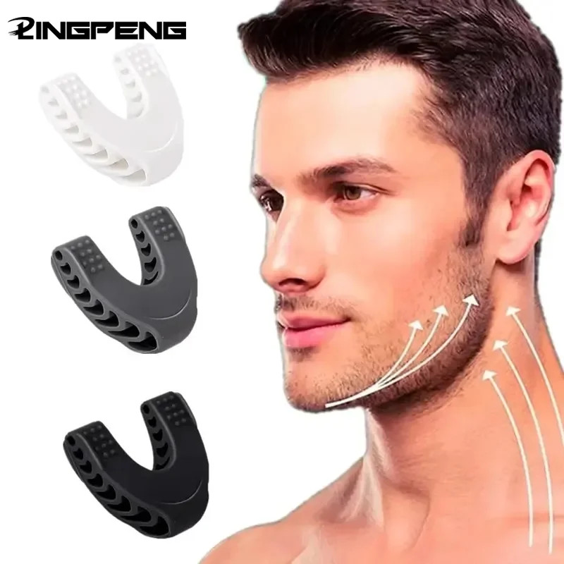 U Shape Jaw Exerciser New Facial Mouth Jawline Face Fitness Muscle Chew Ball Bit gallery