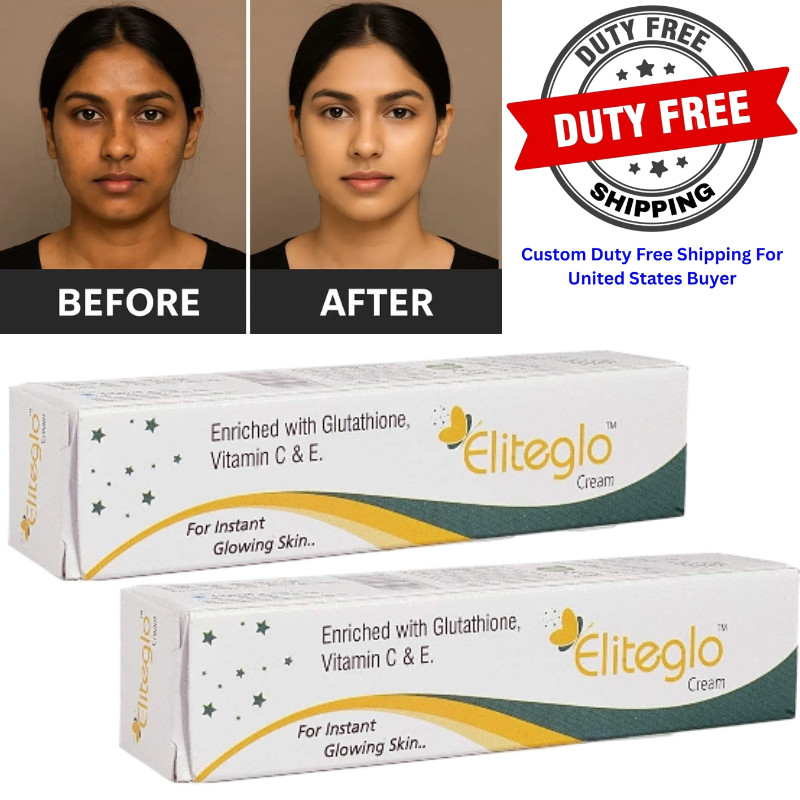 Eliteglo Cream For for reduce dark spots & fine lines improve skin glow 15gm 2pc