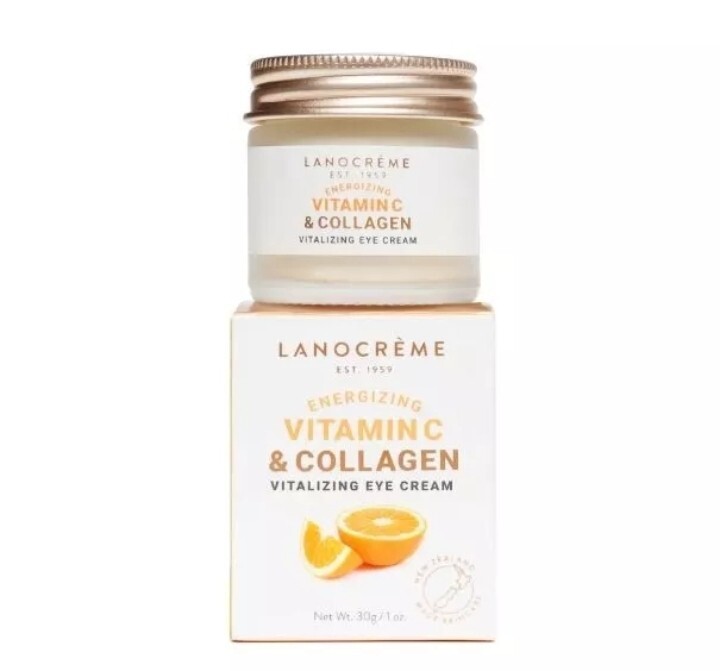 Lanocreme Energizing Vitamin C & Collagen Vitalizing Eye Cream 1 oZ exp 2027