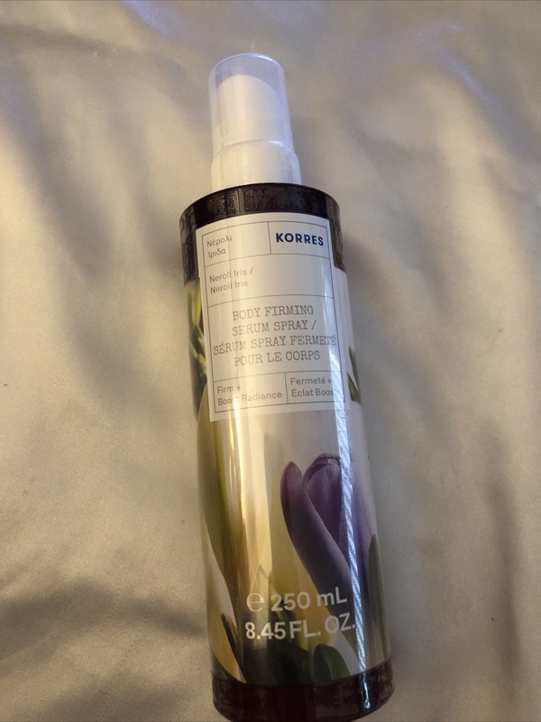Korres Neroli Iris Body Firming Serum Spray 94.9% Natural Sealed 250ml NEW