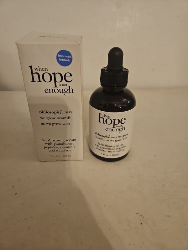 Philosophy FIRMING FACIAL SERUM w/ Glutathione Peptides Vitamin C & E – 4oz NEW