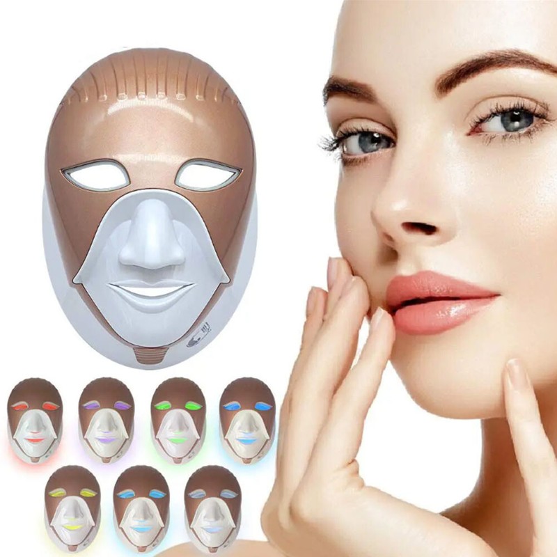 NEW Cleopatra Spa Led Light Therapy Mask Red Blue