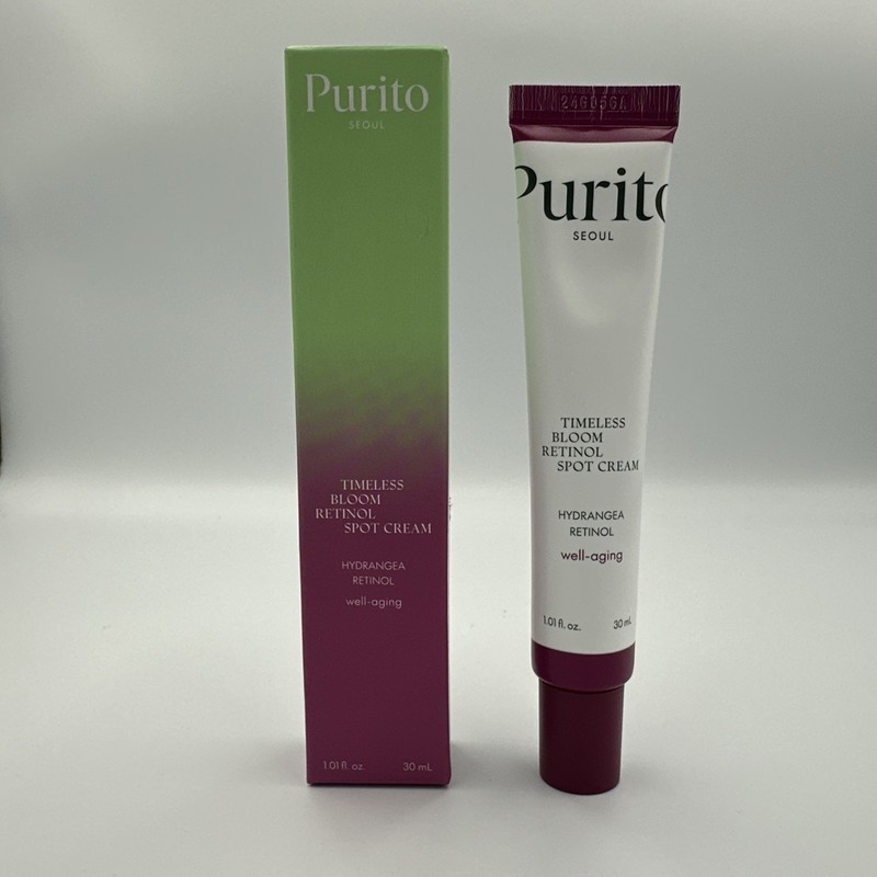 Purito Timeless Bloom Retinol Spot Cream - Made In Korea - Hydrangea Retinol 1.0