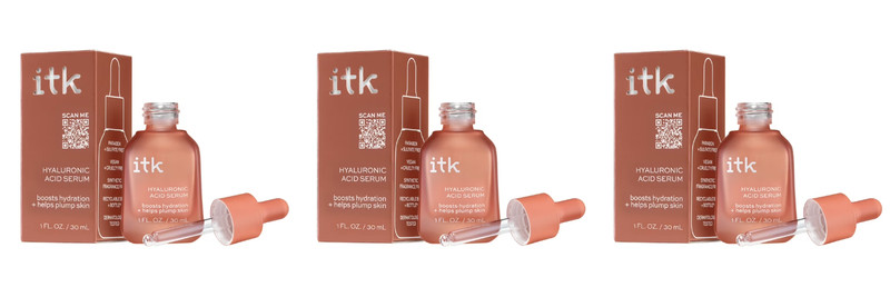 ITK Hyaluronic Acid Serum Booster 1 fl oz 30 mL Face Serum 3 Pack