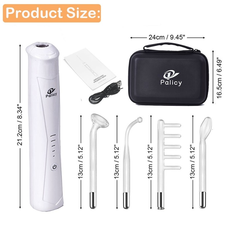Portable High Frequency Facial Machine - Orange High Frequency Face Skin Wand gallery