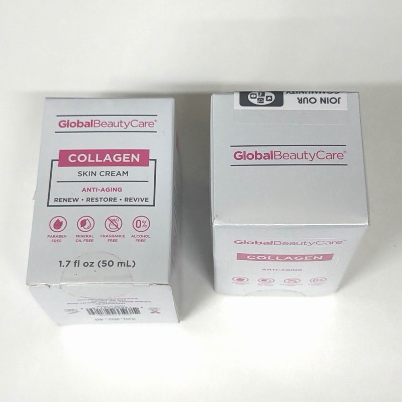 Global Beauty Care Collagen Skin Cream Anti-Aging 1.7 oz 2 PACKS *NEW* gallery