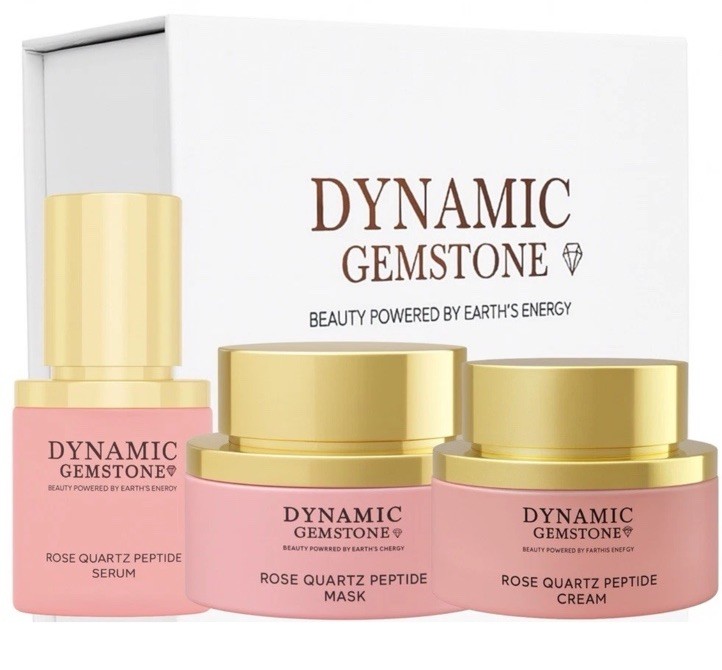 Dynamic Gemstone Topaz Peptide Skin Care Set Cream Serum. And Mask $5000 Msrp