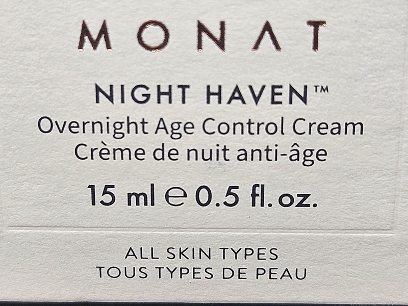 TRAVEL SIZE Monat Night Haven Overnight Age Control Cream 0.5 fl. oz - New gallery