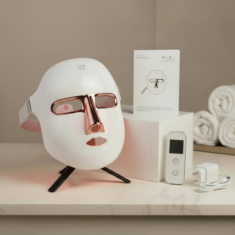 Red Light Therapy Face Mask – Reduce Fine Lines-anti Aging – Reduce Acne