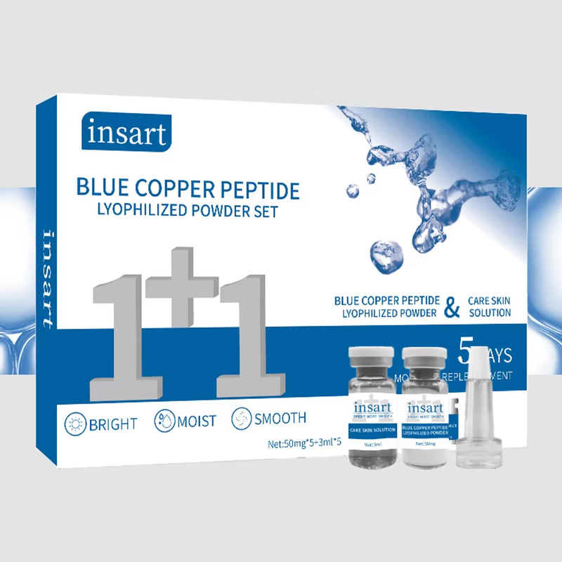 Blue Copper Peptide Lyophilized Powder Set Moisturzing Whitening Face Serum anti gallery