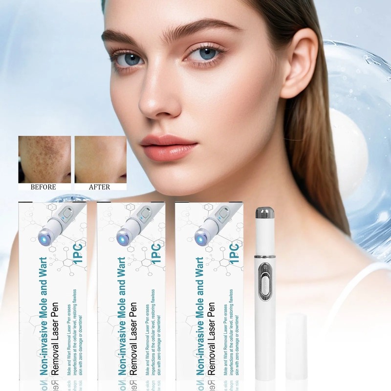 Non Invasive Mole Wart Removal Laser Pen Advanced Skin Tag Remover Face Body.