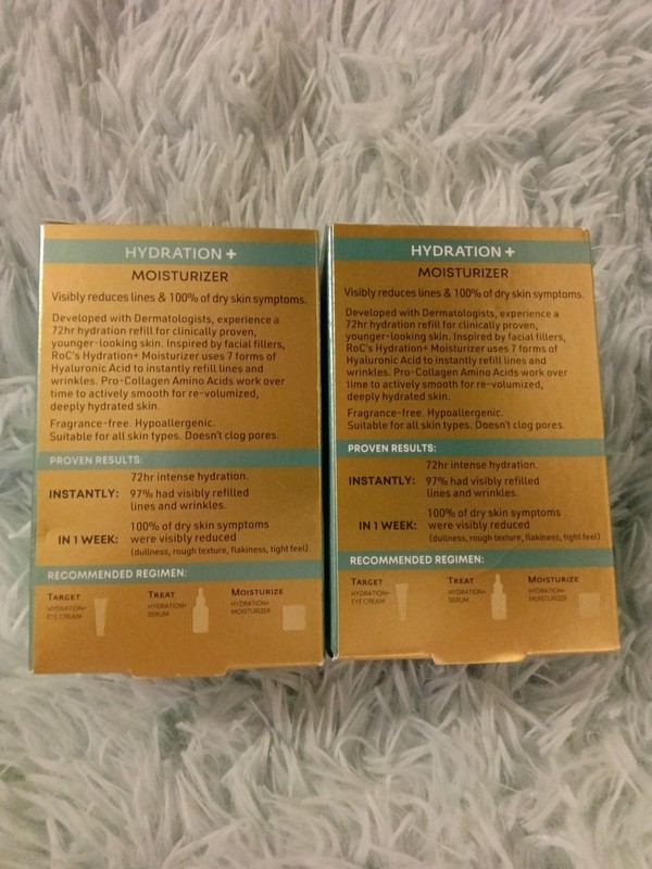 2 pack RoC Hydration + Moisturizer; Hyaluronic Acid + Collagen Proteins 1.7oz gallery