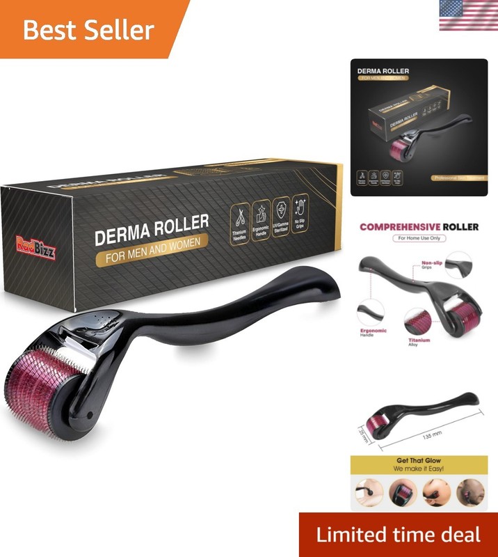 Versatile 0.25mm Derma Roller & Storage Case for Effortless Skincare Routine