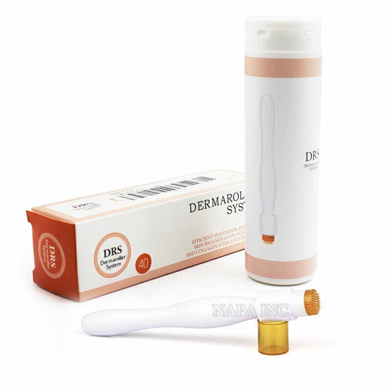 DRS 40 Titanium Derma Roller Anti Aging Hair Loss Treatment Acne Scars Removal gallery