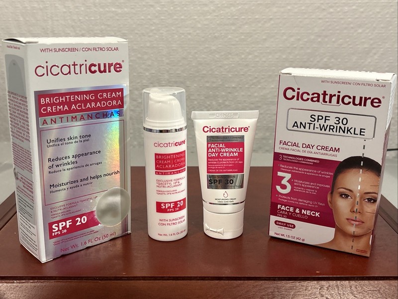 2 Cicatricure SPF 20/30 Brightening Cream / Anti-wrinkle Face And Neck (#6104-2)