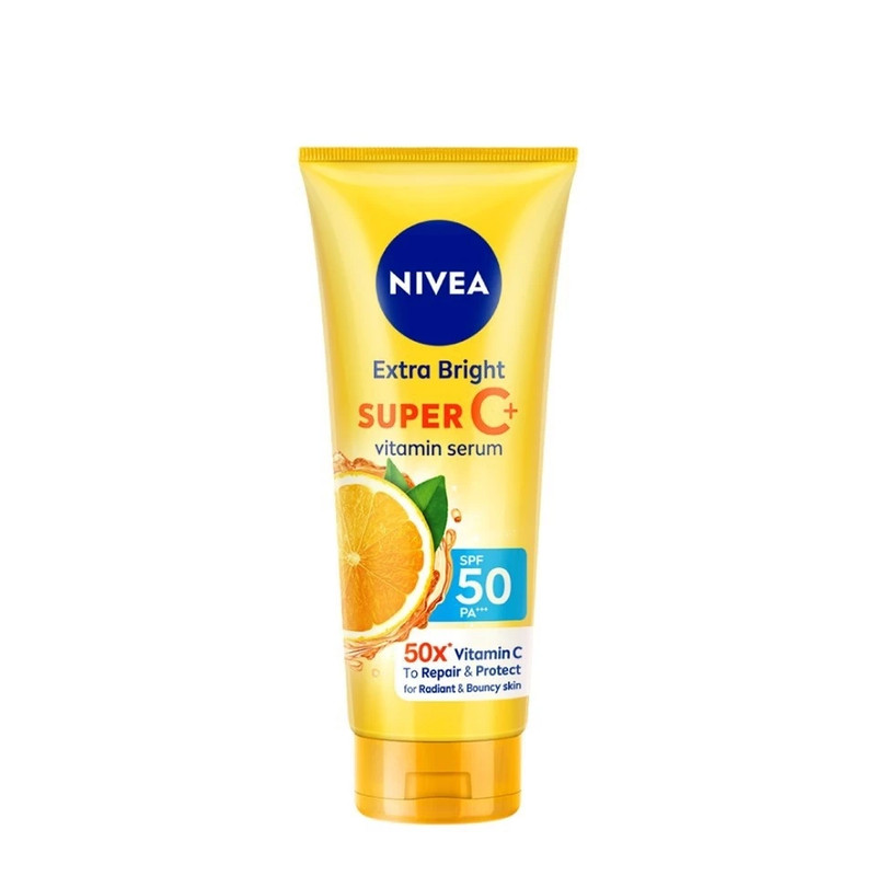 70ml x2 NIVEA Extra Bright Super C Sunscreen SPF50 PA+++ Vitamin C UV Face Cream gallery