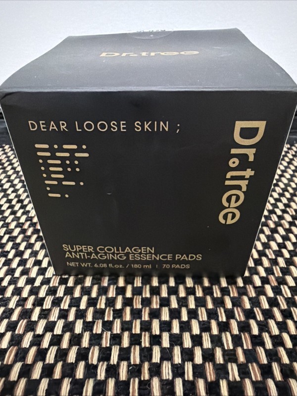 Dr. Tree Super Collage. Anti-Aging Essence Pads. 70 Pads. Sealed. Expires 2028