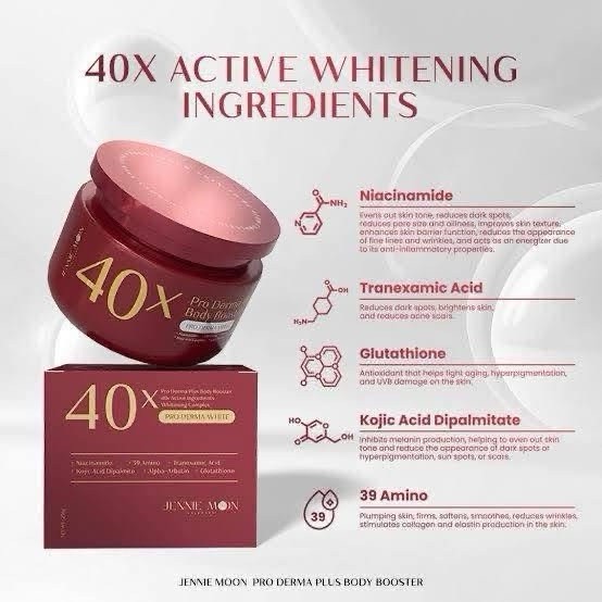 40x JENNIE MOON Pro Derma Plus Body Booster 250g Anti-Aging