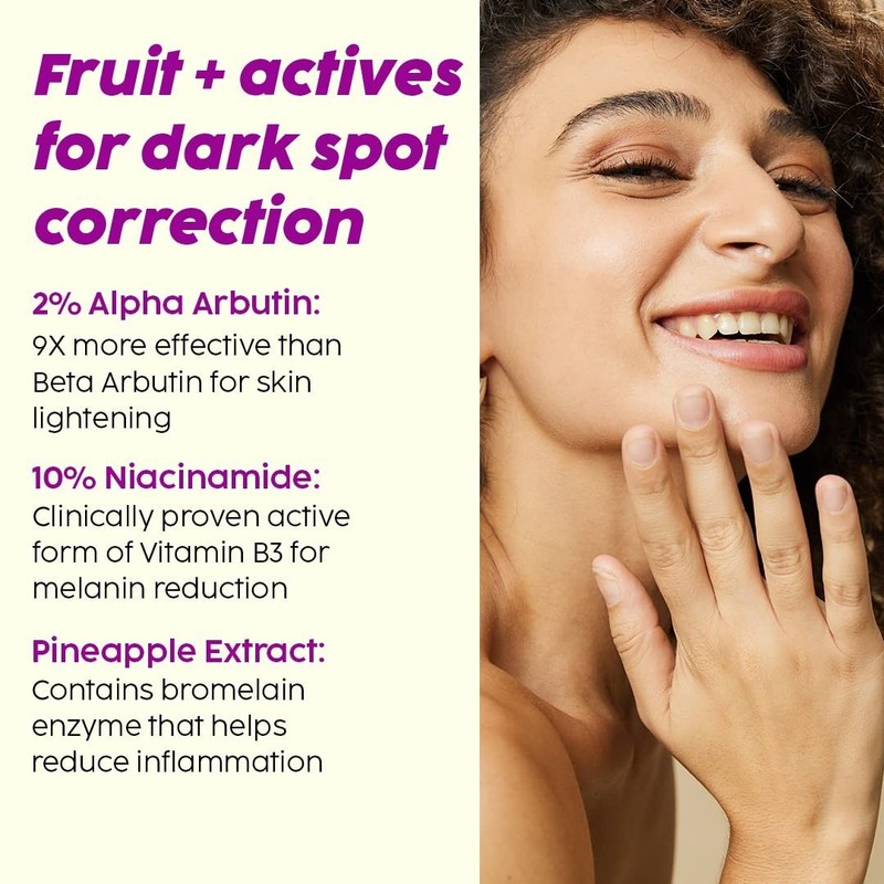 The Plant Fix Plix 2% Alpha Arbutin Pineapple De-Pigmentation Dewy Serum 30ml gallery