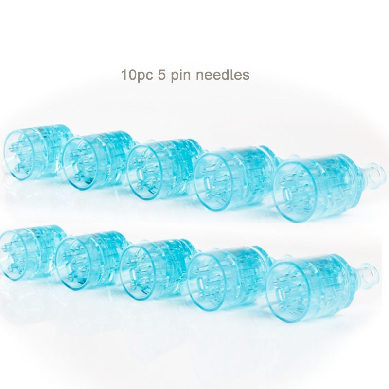 Brand New 10pcs 5Pins Replacement Cartridges For EZ Beauty Machine Skin Repair