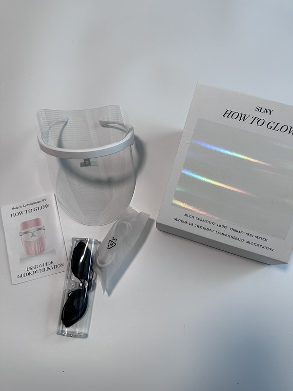 Solaris Laboratories NY How To Glow LED Light Therapy Face Mask – 100% Authentic