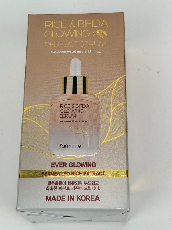 FarmStay Rice and Bifida Glowing Serum 1.18fl oz Made In Korea Exp 2028