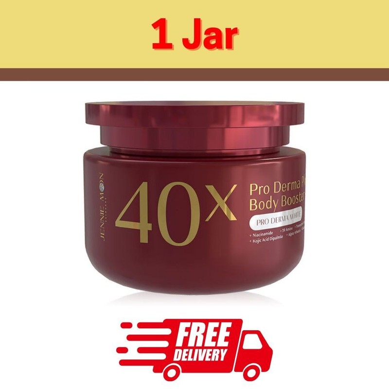 JENNIE MOON 40X Pro Derma Plus Body Booster Whitening Serum 250g x1